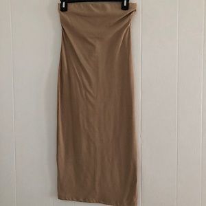 Tube top midi dress
